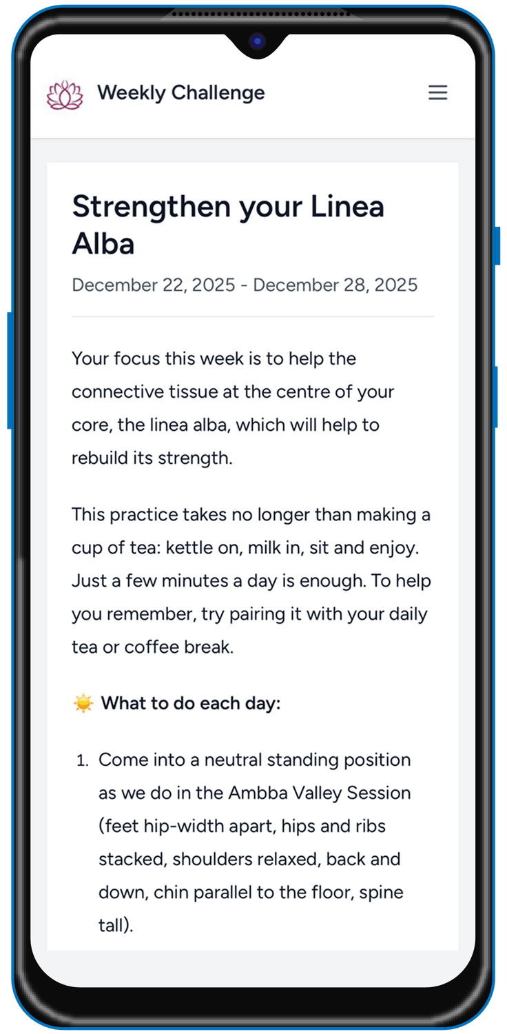 Ambba Valley App - Weekly Challenge